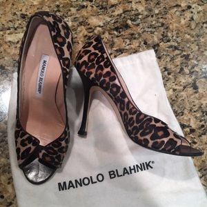 Cheetah Manolo Blahnik Heels